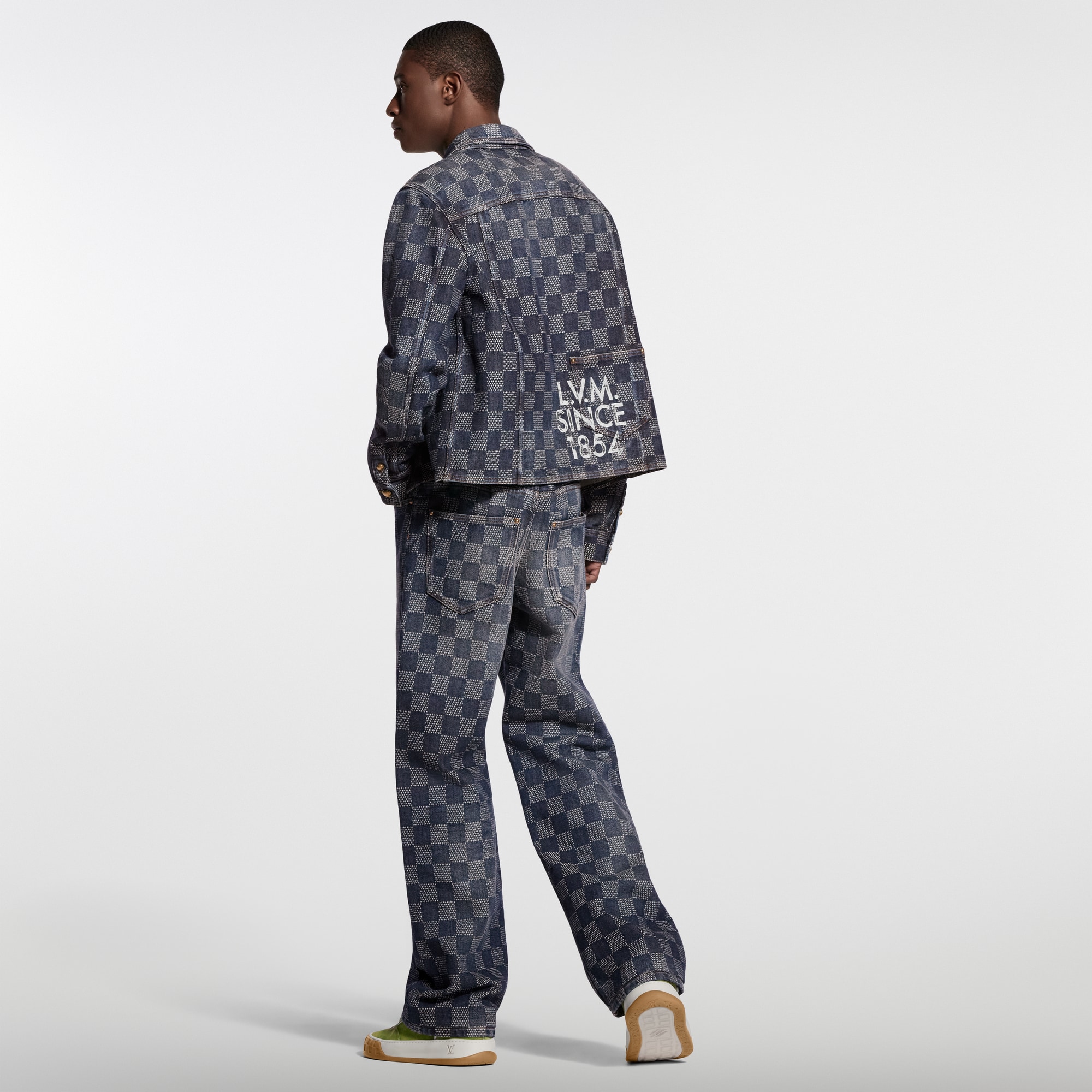 Damier Denim Skate Pants - New - For Men | LOUIS VUITTON ®